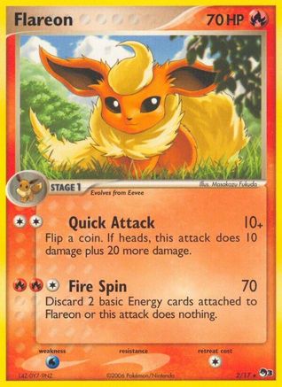 Flareon 2/17 - POP Series 3 Holofoil - Poke-Collect