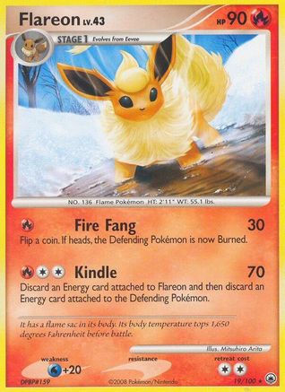 Flareon 19/100 - Majestic Dawn Reverse Holofoil - Poke-Collect