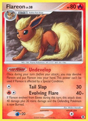 Flareon 19/111 - Rising Rivals Reverse Holofoil - Poke-Collect