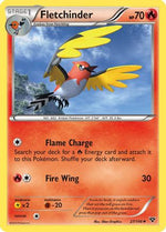 Fletchinder 27/146 - XY Base Set Reverse Holofoil - Poke-Collect