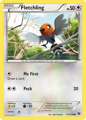 Fletchling 113/146 - XY - Poke-Collect
