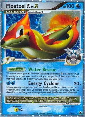 Floatzel GL LV.X 104/111 - Rising Rivals Holofoil - Poke-Collect
