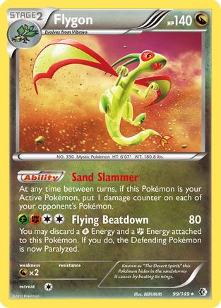 Flygon 99/149 - Boundaries Crossed Reverse Holofoil - Poke-Collect
