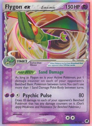 Flygon ex (Delta Species) 92/101 - Dragon Frontiers Holofoil - Poke-Collect