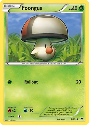 Foongus 9/101 - Noble Victories Reverse Holofoil - Poke-Collect