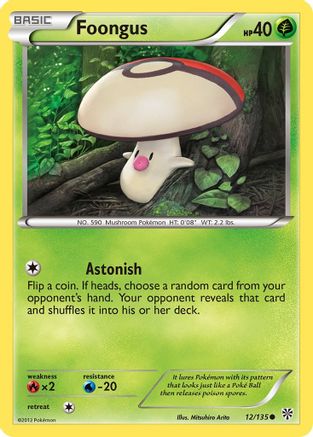 Foongus 12/135 - Plasma Storm - Poke-Collect
