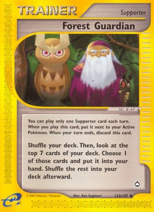 Forest Guardian 123/147 - Aquapolis - Poke-Collect