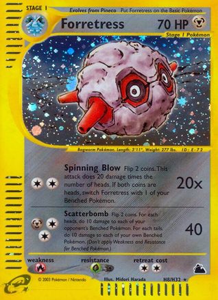 Forretress (H8) H8/144 - Skyridge Holofoil - Poke-Collect