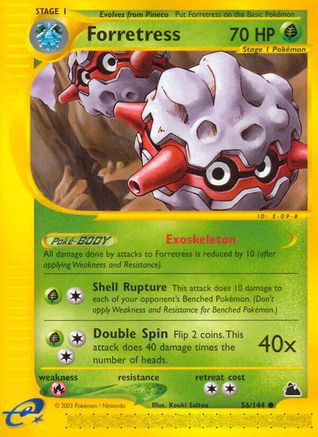 Forretress (56) 56/144 - Skyridge Reverse Holofoil - Poke-Collect