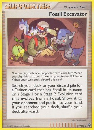 Fossil Excavator 82/100 - Majestic Dawn - Poke-Collect