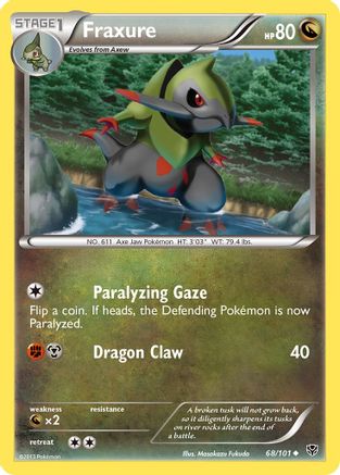 Fraxure 68/101 - Plasma Blast - Poke-Collect