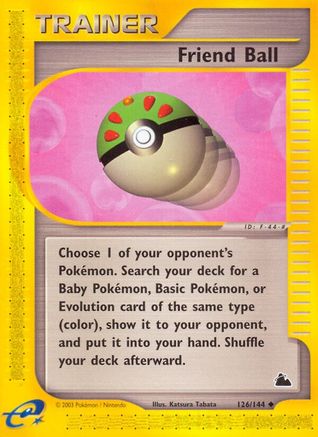 Friend Ball 126/144 - Skyridge Reverse Holofoil - Poke-Collect