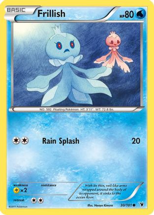 Frillish 30/101 - Noble Victories Reverse Holofoil - Poke-Collect