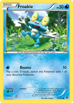 Froakie 39/146 - XY Base Set Reverse Holofoil - Poke-Collect