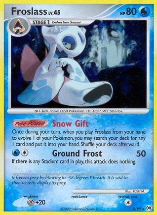 Froslass 2/99 - Arceus Reverse Holofoil - Poke-Collect