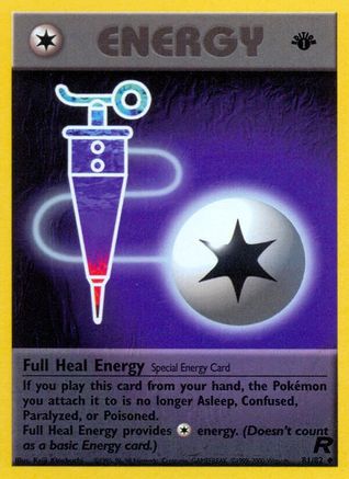 Full Heal Energy 81/82 - Team Rocket 1st Edition - Poke-Collect