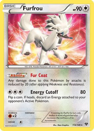 Furfrou 114/146 - XY Reverse Holofoil - Poke-Collect