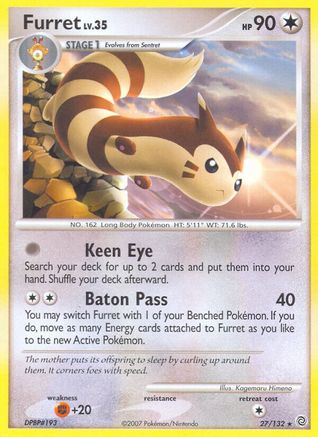 Furret 27/132 - Secret Wonders Reverse Holofoil - Poke-Collect