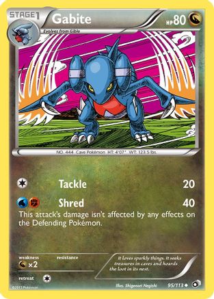 Gabite 95/113 - Legendary Treasures - Poke-Collect