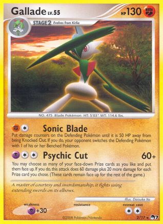 Gallade 2/17 - POP Series 7 - Poke-Collect