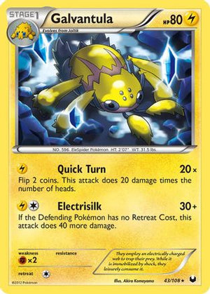 Galvantula 43/108 - Dark Explorers - Poke-Collect