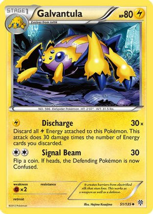 Galvantula 51/135 - Plasma Storm Reverse Holofoil - Poke-Collect