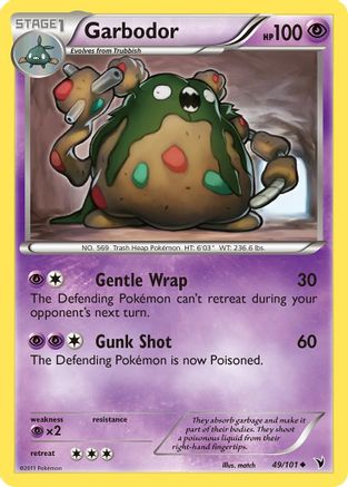 Garbodor 49/101 - Noble Victories Reverse Holofoil - Poke-Collect