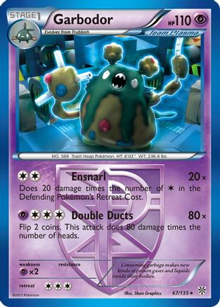 Garbodor (Team Plasma) (67) 67/135 - Plasma Storm - Poke-Collect