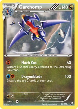 Garchomp 96/113 - Legendary Treasures Reverse Holofoil - Poke-Collect