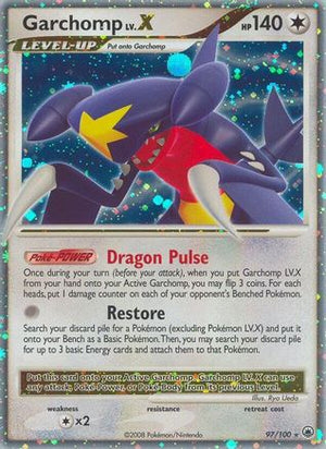 Garchomp LV.X 97/100 - Majestic Dawn Holofoil - Poke-Collect