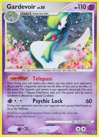 Gardevoir 7/132 - Secret Wonders Holofoil - Poke-Collect