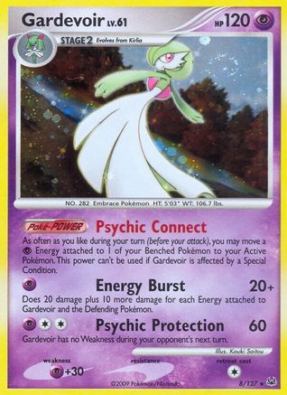Gardevoir 8/127 - Platinum Reverse Holofoil - Poke-Collect