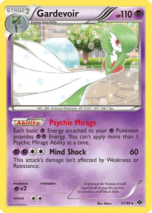 Gardevoir 57/99 - Next Destinies Holofoil - Poke-Collect