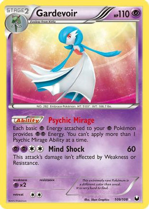 Gardevoir 109/108 - Dark Explorers Holofoil - Poke-Collect