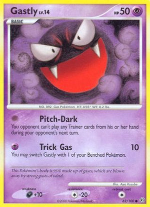 Gastly 62/100 - Stormfront Reverse Holofoil