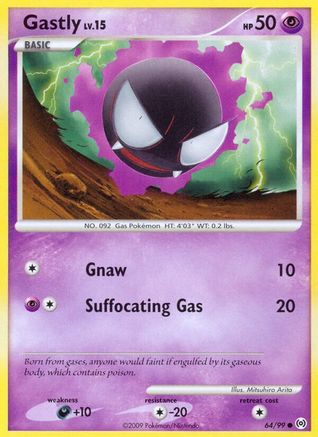 Gastly (64) 64/99 - Arceus Reverse Holofoil - Poke-Collect