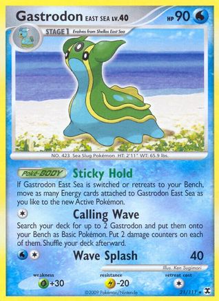 Gastrodon East Sea 21/111 - Rising Rivals - Poke-Collect