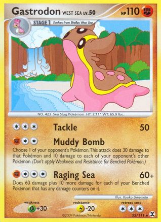 Gastrodon West Sea 22/111 - Rising Rivals - Poke-Collect