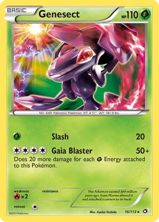Genesect 16/113 - Legendary Treasures Holofoil - Poke-Collect