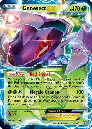 Genesect-EX 11/101 - Plasma Blast Holofoil - Poke-Collect