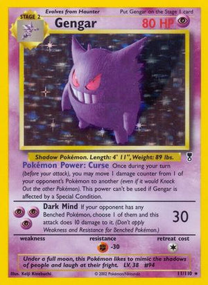 Gengar 11/110 - Legendary Collection Reverse Holofoil - Poke-Collect
