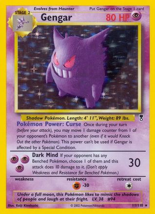 Gengar 11/110 - Legendary Collection Holofoil - Poke-Collect