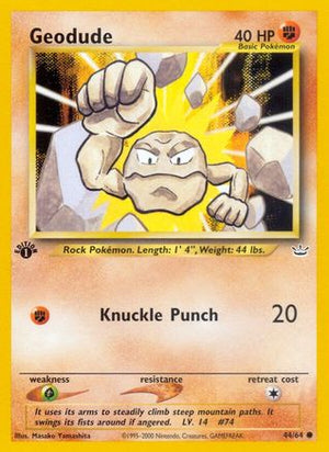 Geodude 44/64 - Neo Revelation 1st Edition - Poke-Collect