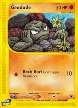 Geodude 110/165 - Expedition Base Set Reverse Holofoil - Poke-Collect