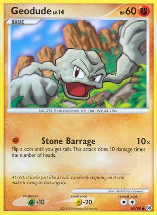 Geodude 65/99 - Arceus Reverse Holofoil - Poke-Collect