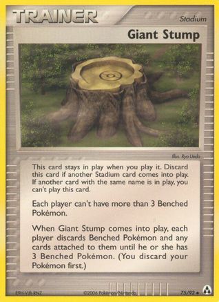 Giant Stump 75/92 - Legend Maker - Poke-Collect