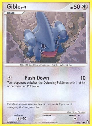 Gible 85/123 - Mysterious Treasures - Poke-Collect
