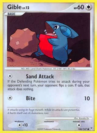 Gible 106/147 - Supreme Victors - Poke-Collect