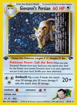 Giovanni's Persian 8/132 - Gym Challenge 1st Edition Holofoil - Poke-Collect