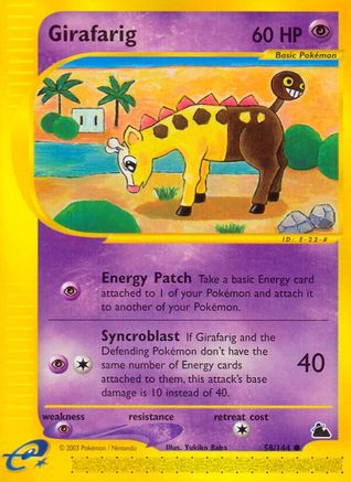 Girafarig 58/144 - Skyridge - Poke-Collect